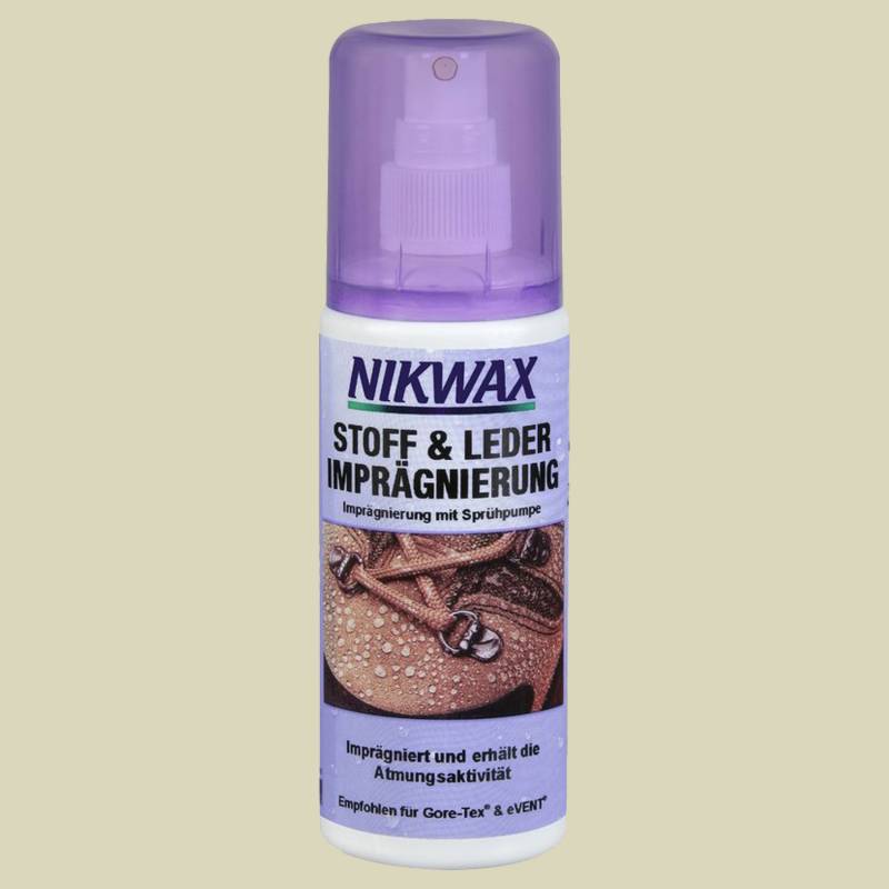 Stoff & Leder Imprägnierung Spray-On 125ml Inhalt 125 ml von Nikwax