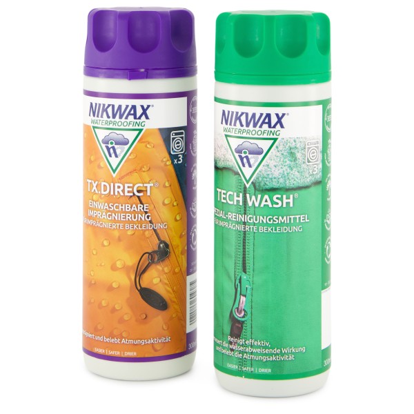 Nikwax - Tech Wash + TX Direct - Waschmittel Gr 2 x 300 ml von Nikwax