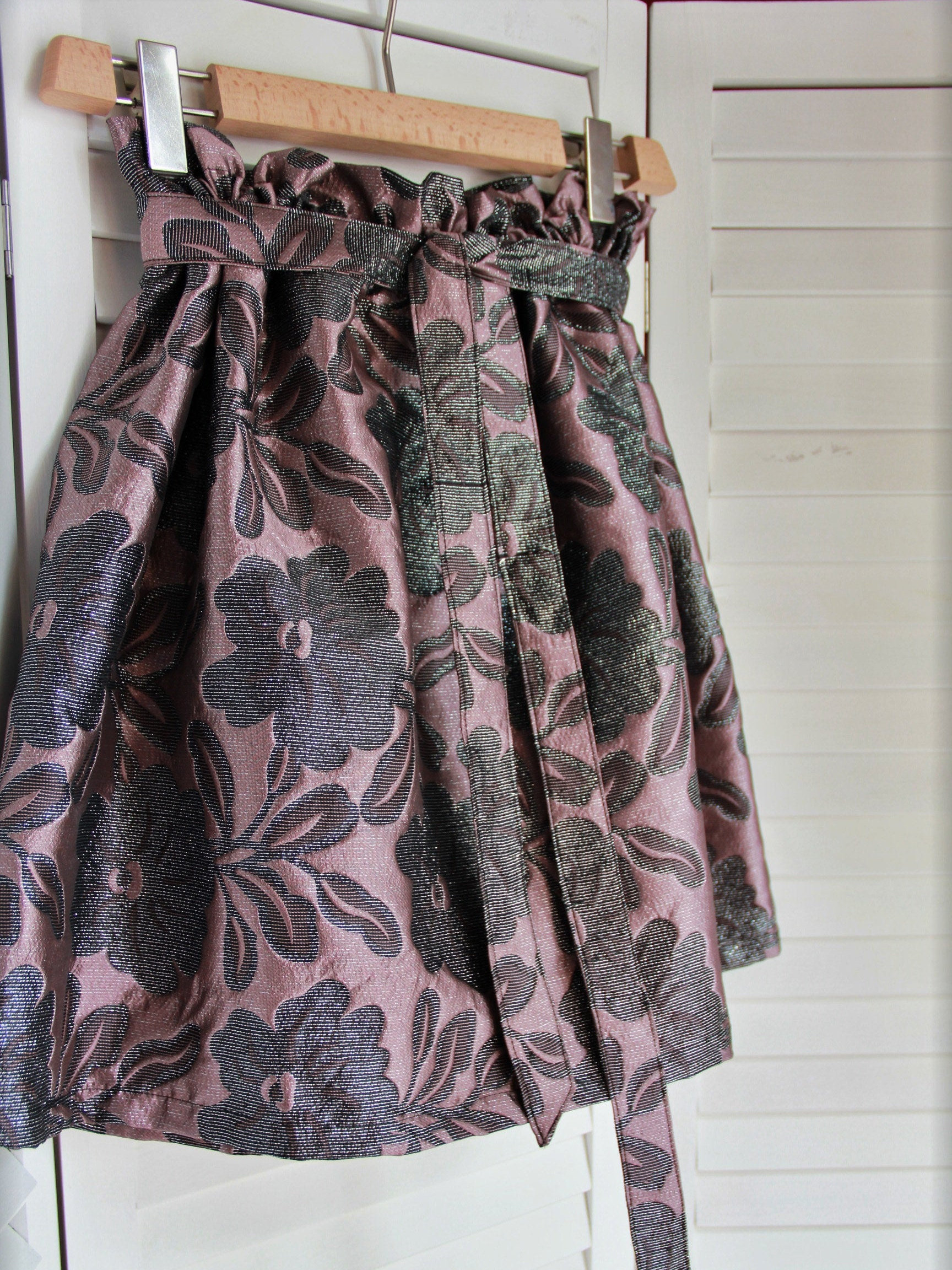 Pink Papiertüte Taillenrock One Size von Nikysstudio