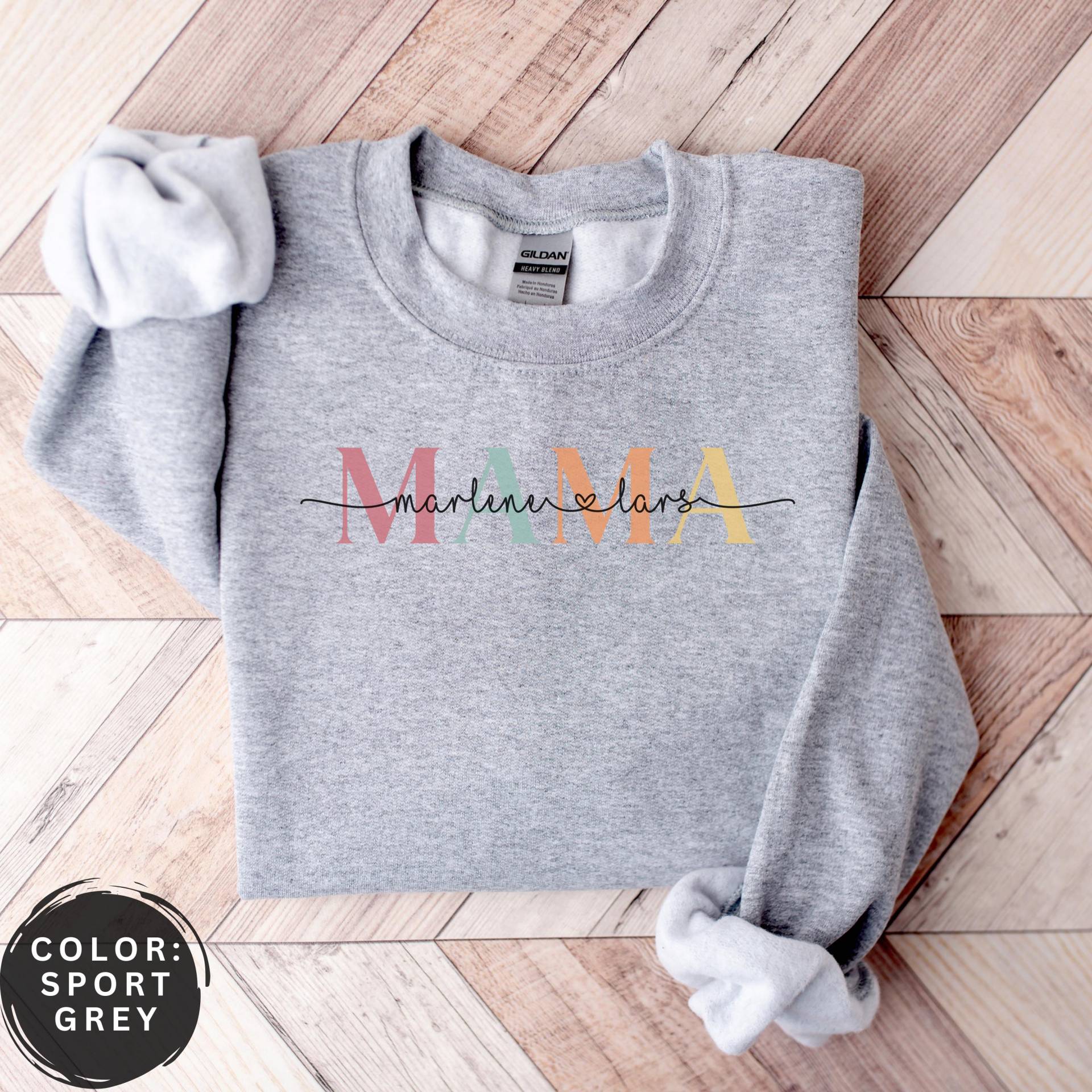 Mama Geschenk Pulli, Personalisierter Geburtstag Pullover, Beste Muttertag, Mutter Oma Shirt, Schwangerschaft Mit Kinder Namen Enkel von NilaCreativeDesigns