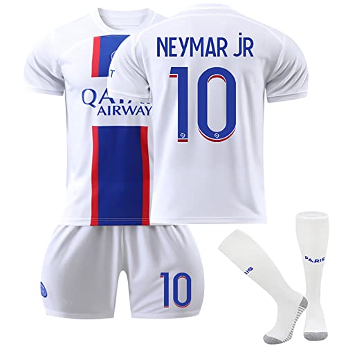 NileMAll Fußball Trikot für Paris Trikot Set 22-23 PSG Heim-/Auswärtstrikot Kurzarmtrikot Shorts Set für Fußballtrikot für Erwachsene und Kinder PSG von NileMAll