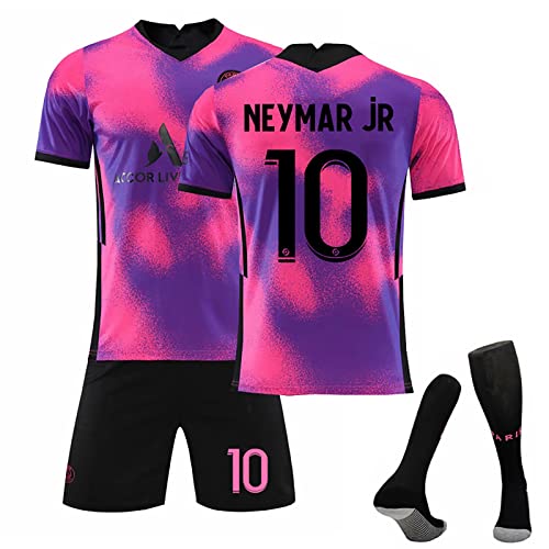 NileMAll PSG Trikot Kinder 2024 Fußball Trikot Set Neues Hause Auswärts Fußballtrikot Paris Fussball Trainingsanzug Sportshirt Herren Junge Football Training Tshirts Shorts und Socken Anzug von NileMAll