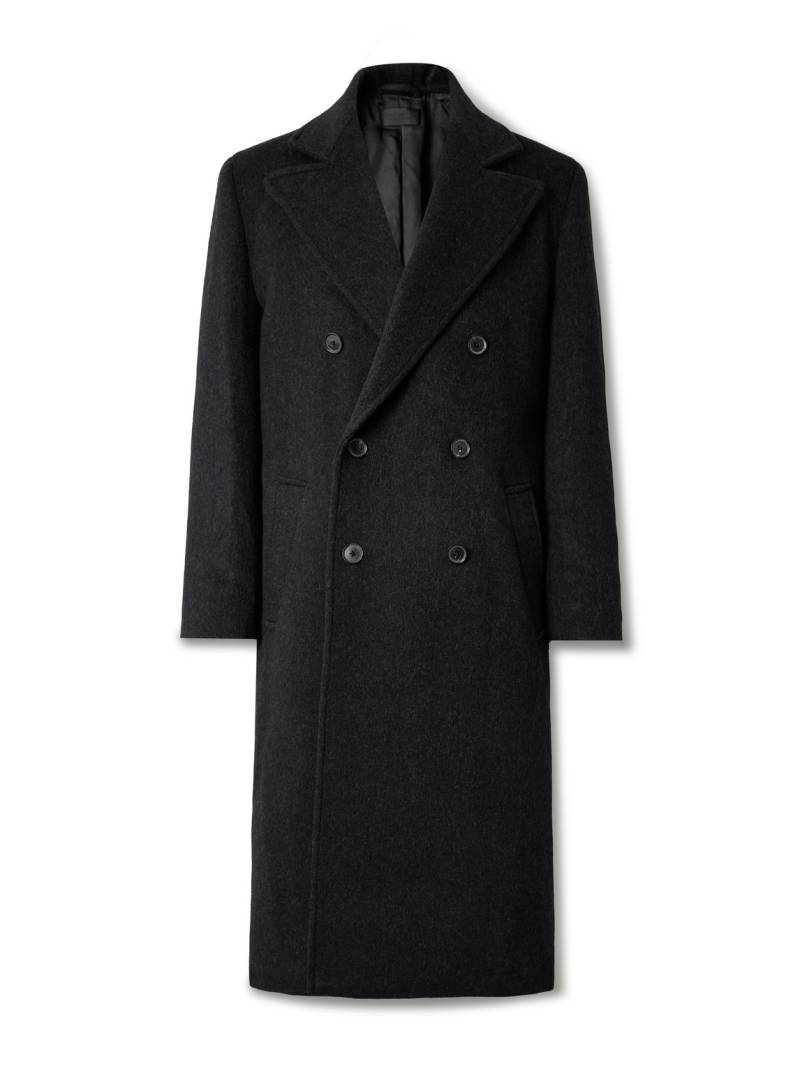 Nili Lotan - Bennett Double-Breasted Brushed-Wool Coat - Men - Black - XXL von Nili Lotan