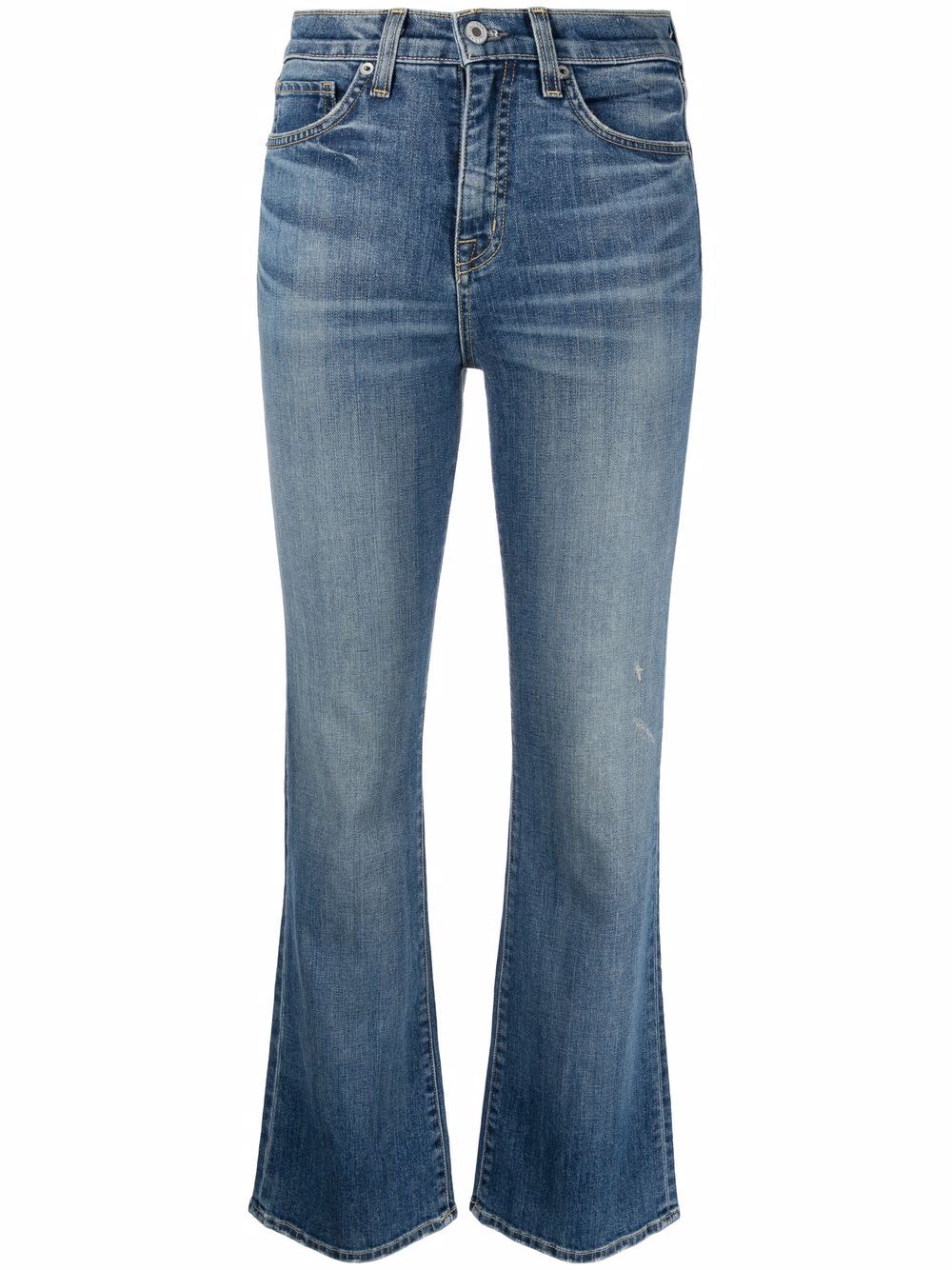 Nili Lotan Bootcut-Jeans mit Bleached-Effekt - Blau von Nili Lotan