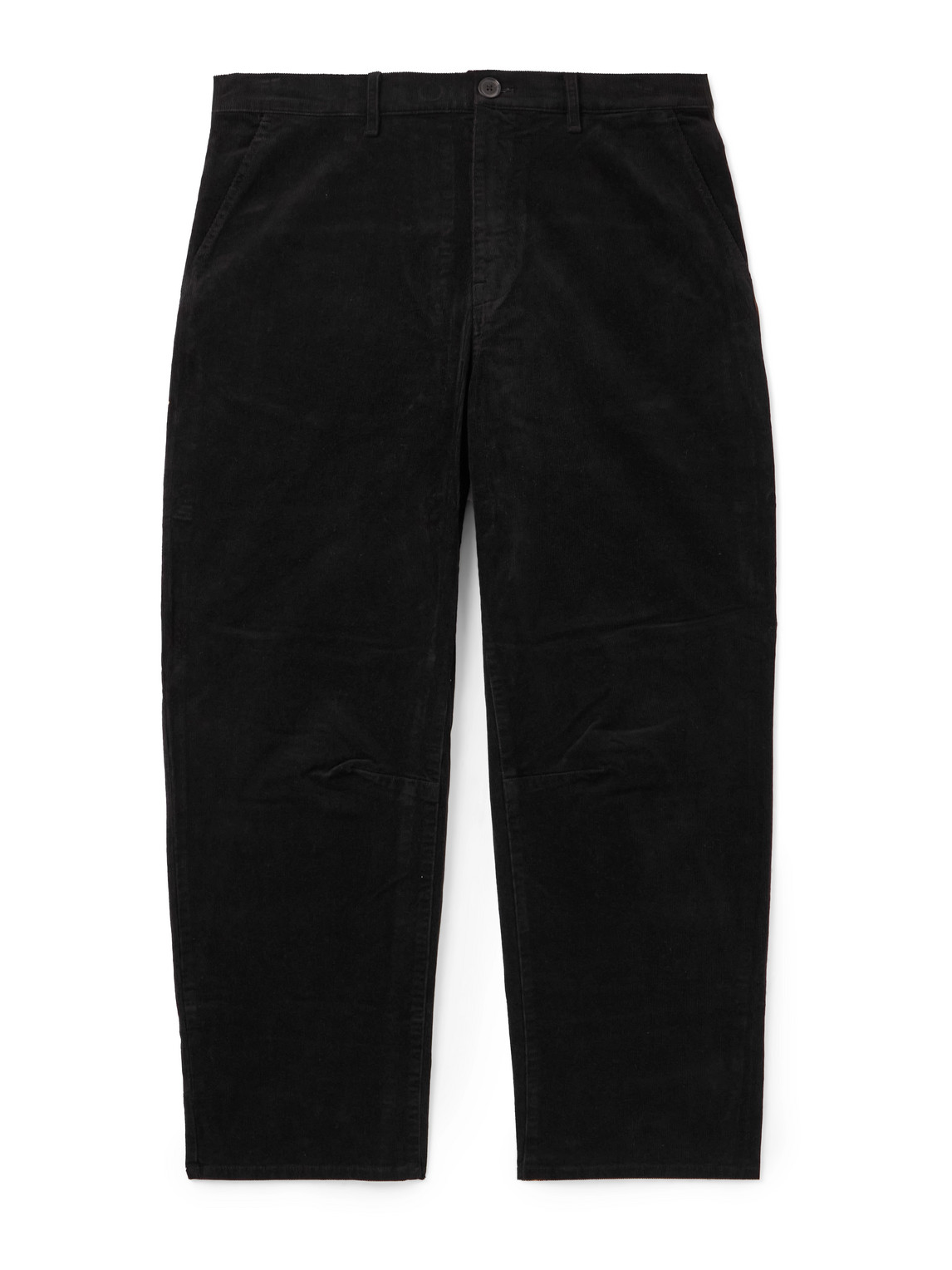 Nili Lotan - Carpenter Cropped Straight-Leg Cotton-Blend Corduroy Trousers - Men - Black - UK/US 30 von Nili Lotan