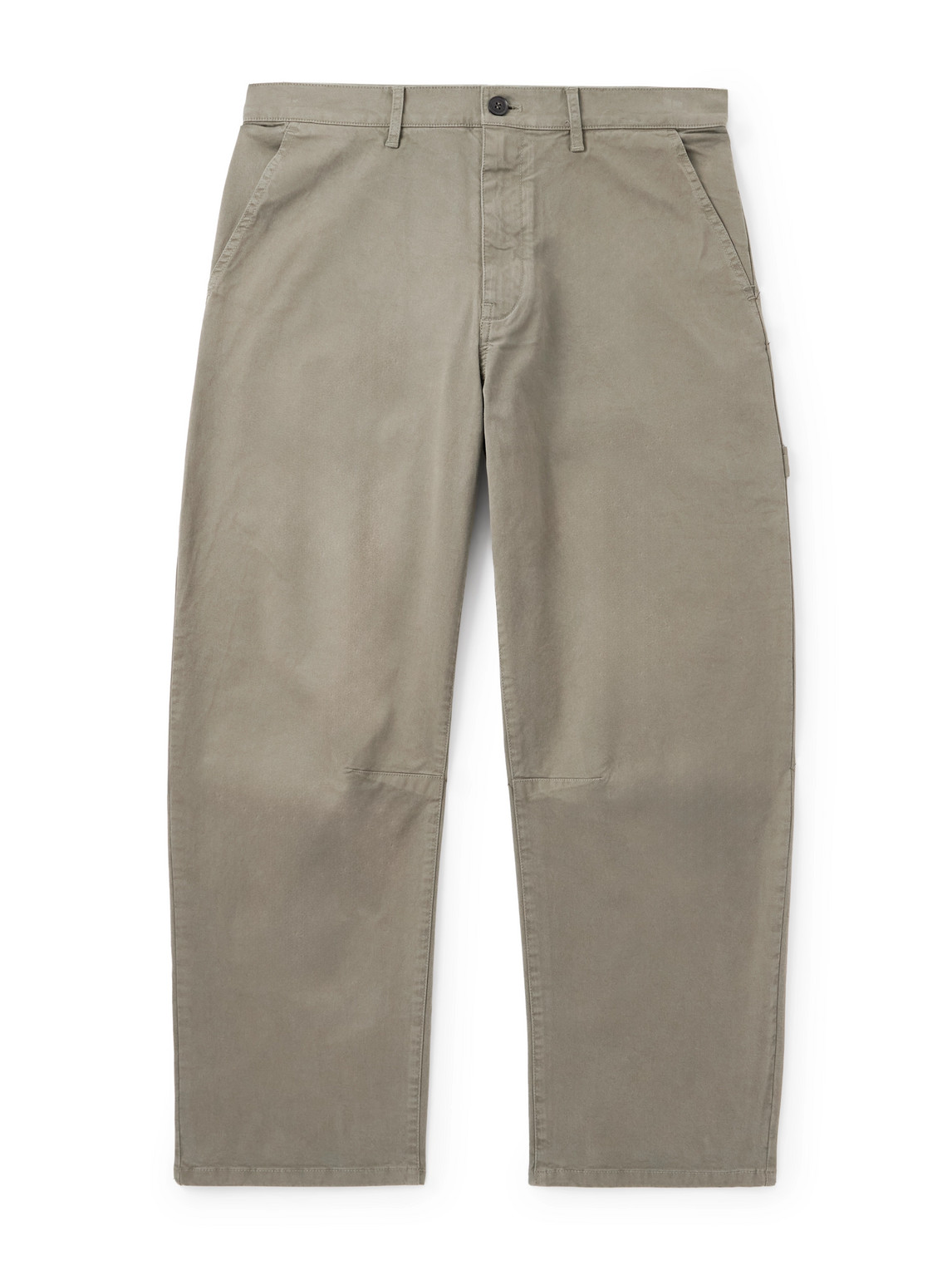 Nili Lotan - Carpenter Straight-Leg Cropped Cotton-Blend Twill Trousers - Men - Brown - UK/US 36 von Nili Lotan