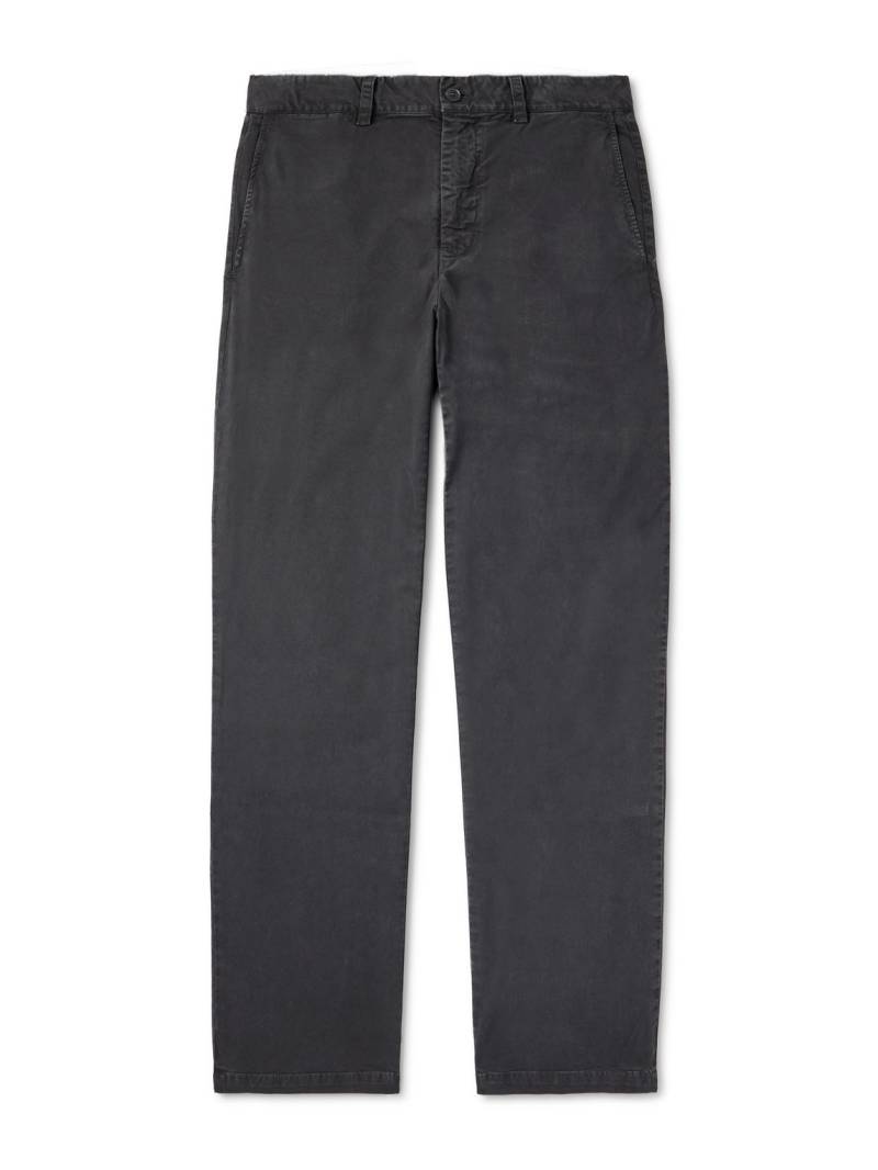 Nili Lotan - Carsen Straight-Leg Cotton-Blend Twill Trousers - Men - Gray - UK/US 30 von Nili Lotan