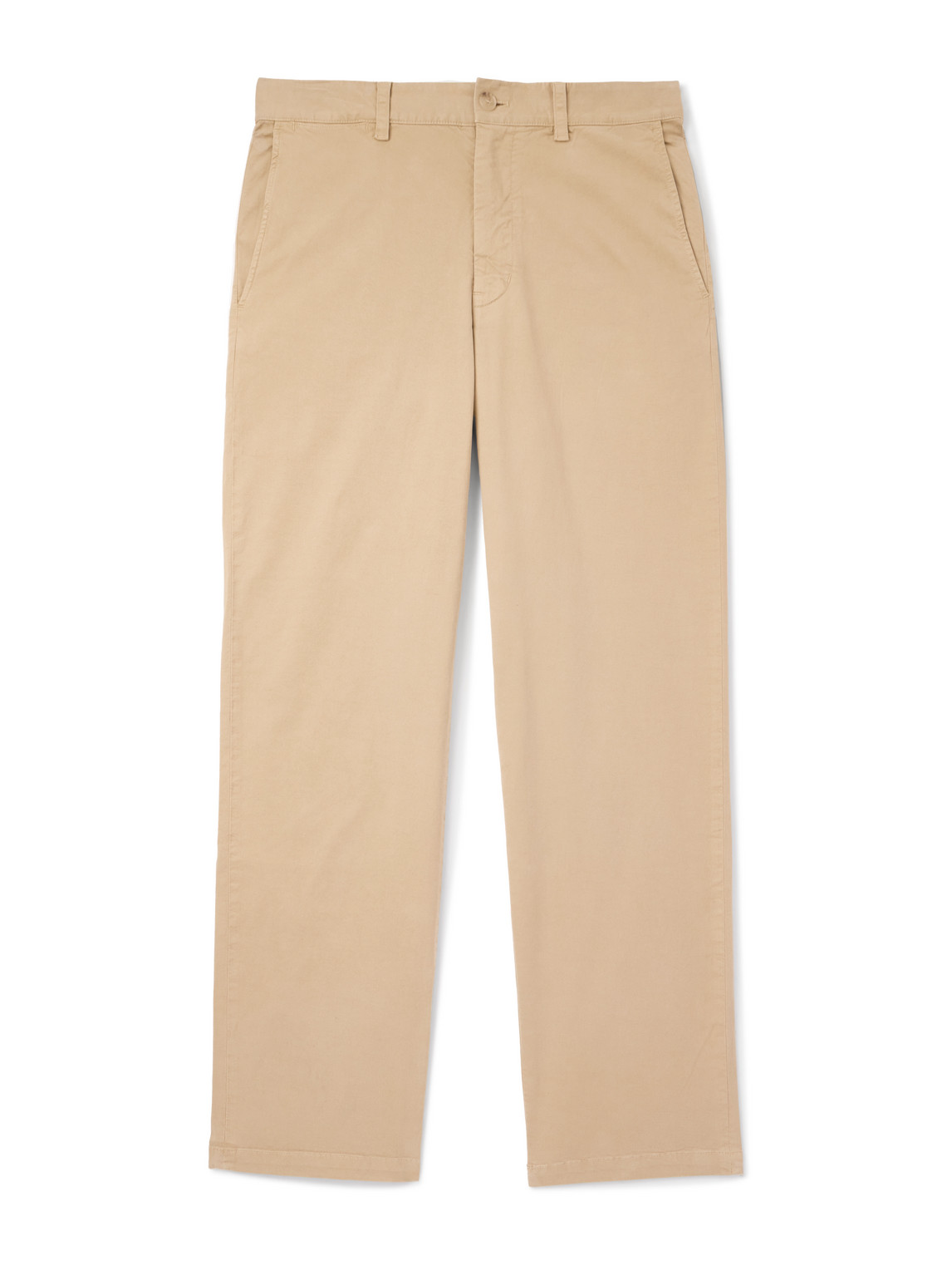 Nili Lotan - Carsen Straight-Leg Cotton-Blend Twill Trousers - Men - Neutrals - UK/US 32 von Nili Lotan