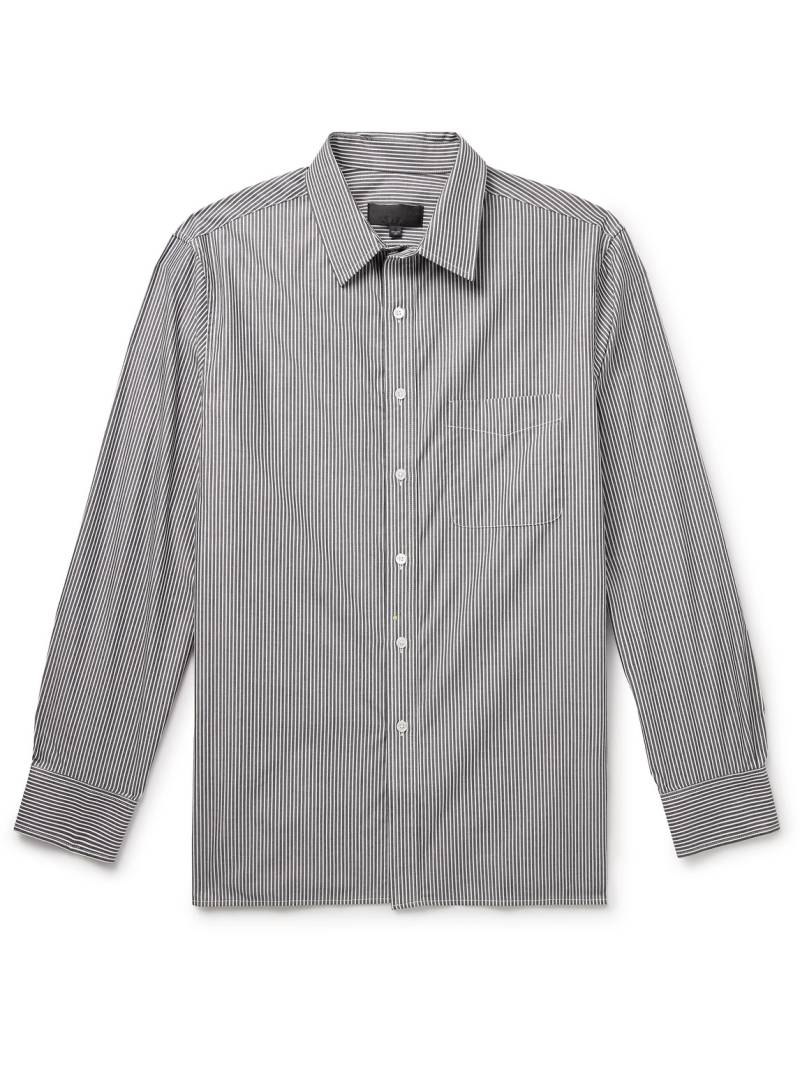 Nili Lotan - Finn Striped Cotton-Poplin Shirt - Men - Gray - S Nili Lotan - Finn Striped Cotton-Poplin Shirt - Men - Gray - S von Nili Lotan