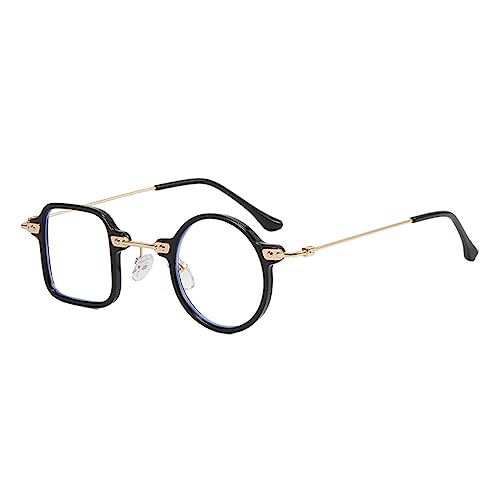 Nilioyul Klassische Sonnenbrille für Männer, modische Brillen, stilvolle und breite Augen, runde Sonnenbrille, Sonnenbrille für Damen, Flaches Licht1 von Nilioyul
