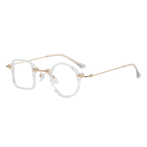 Nilioyul Klassische Sonnenbrille für Männer, modische Brillen, stilvolle und breite Augen, runde Sonnenbrille, Sonnenbrille für Damen, Flaches Licht3 von Nilioyul