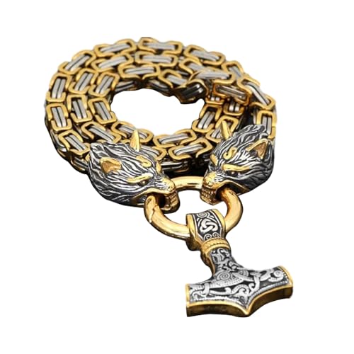 Nilioyul Statement Halskette für Männer. Heben Sie sich mit stilvollem Accessoire aus Edelstahl hervor. Edelstahl Halskette für Männer, Wie abgebildet 50 cm von Nilioyul