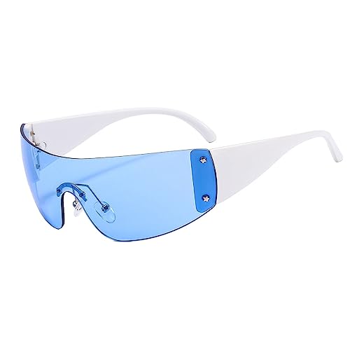 Nilioyul Stilvolle Herren Sonnenbrille für breite Anwendung und Haltbarkeit. Sonnenbrille für Damen, Damen Sonnenbrille, Sonnenbrille für Damen, C4 blaues Glas von Nilioyul