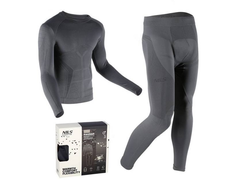 Nils Longsleeve THERMOAKTIVE UNTERWÄSCHE FÜR MÄNNER SET S/M RAGNAR von Nils