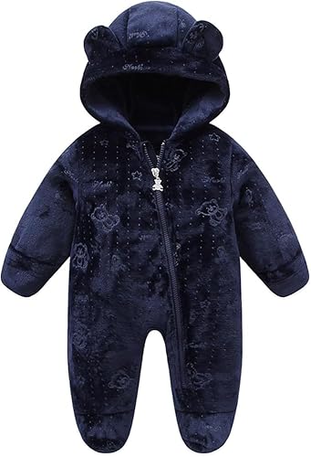 Schneeanzug für Neugeborene, Jungen, Einteiler, warme Kleidung, Kleinkind, Bärenmantel, blau, 3-6 Months Schneeanzug für Neugeborene, Jungen, Einteiler, warme Kleidung, Kleinkind, Bärenmantel, blau, 3-6 Months von Niltracy