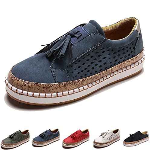 Libiyi Schuhe Damen, Libiyi Sneaker, 2023 New Libiyi Damen Ultra Bequeme Atmungsaktive Sneakers (Blau,40) von Nimedala