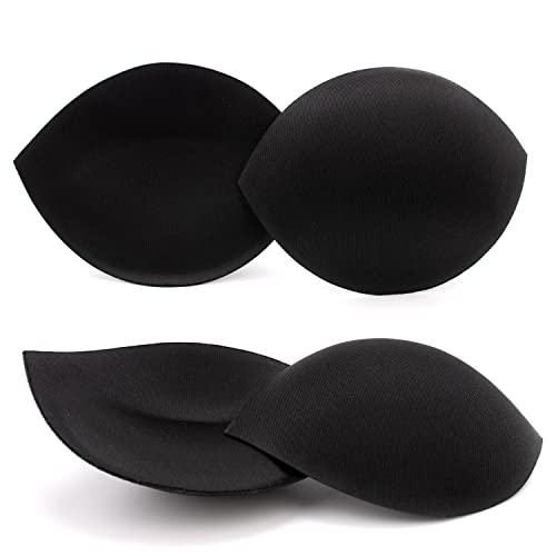 Nimiah BH Pads Inserts Breast Enhancers - 2 Paare Push up Badeanzug Pads Add 1-2 Cups Größe Fits C Cup | Black Nimiah BH Pads Inserts Breast Enhancers - 2 Paare Push up Badeanzug Pads Add 1-2 Cups Größe Fits C Cup | Black von Nimiah