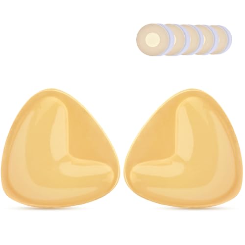 Nimiah Doppelseitige Klebe-BH Einsätze - Ultra Instant Lift Klebe-Bikini Einsätze | Push up Klebe-BH für Badeanzug Beige von Nimiah