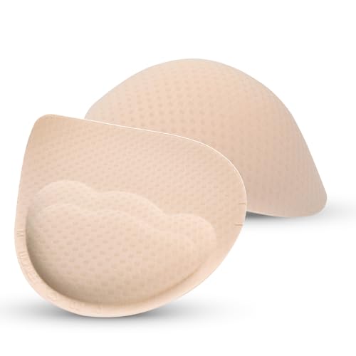 Nimiah Super Thick Bra Pads Einsätze für Push Up, Bikini Polsterung Einsätze Wiederverwendbare hinzufügen 1-2 Cup-Größen für Frauen Badeanzug Sport BH Fit A/B von Nimiah