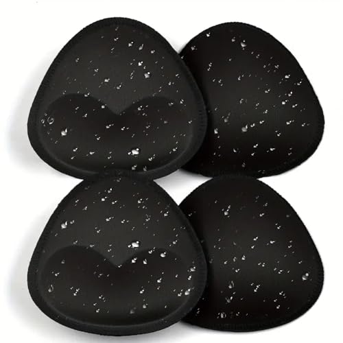 Nimiah wasserdichte Badeanzug BH Einsätze Pads 2 Paar, BH Einsätze Push-up für Frauen Genäht gepolstert für Bikini Sport BH Suitable for B/C Cup von Nimiah