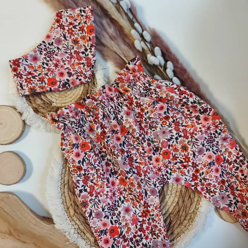 Paperbag Hose Blumenmeer von NimoKidswear