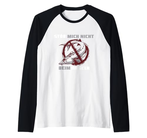 Herren Angler: Fisch Stör - Stör Mich Nicht beim Angeln! Raglan Herren Angler: Fisch Stör - Stör Mich Nicht beim Angeln! Raglan von Nimrod - Design für Jäger, Angler und Outdoor