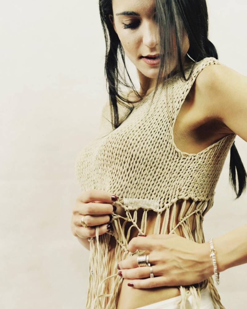 Einzigartige Makramee Top. Häkeln Sie Boho Oben. Kleidung. Makramee.boho Stricken Tops Für Frauen. Crop Tops. Halter Hochzeit Oben von NinElDesign