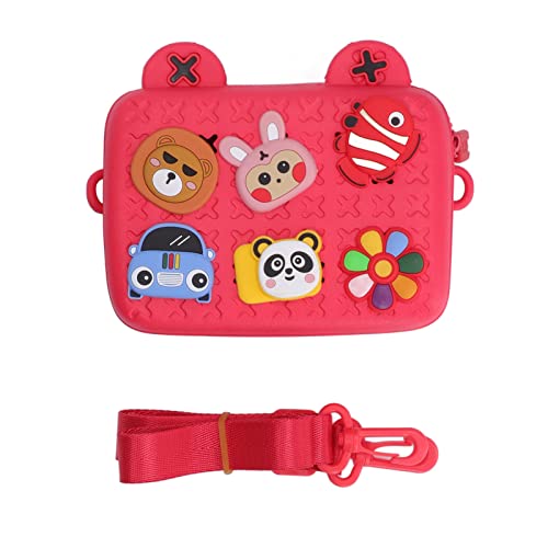NinGYiYan Cartoon -Kamera -Umhängetaschen - Kinderkamerasbeutel - Kindergeburtstagsgeschenk (Rot) von NinGYiYan