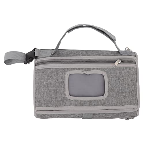 NinGYiYan Für Windel Kissen, für Baby wechsel Matte, faltbar abnehmbar, mit Griff Gurt, für Reisen, für Mama Tasche (Grau) von NinGYiYan