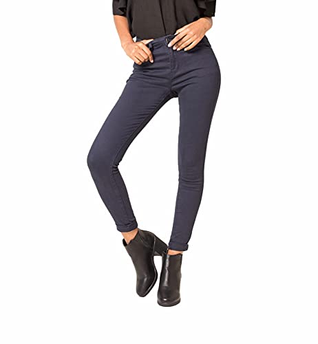 Nina Carter P109 Damen Skinny Fit Jeans High Waist Slim Hose Figurbetonte Stretch Jeanshose (Navy Blau (P056-3), XL) von Nina Carter