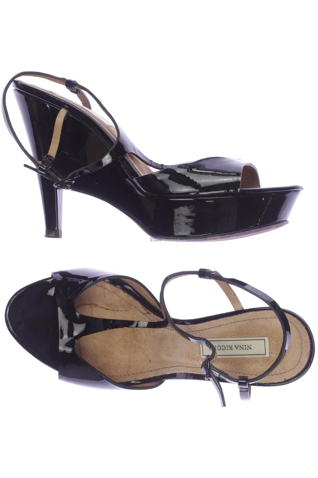 NINA RICCI Damen Sandale, schwarz von Nina Ricci