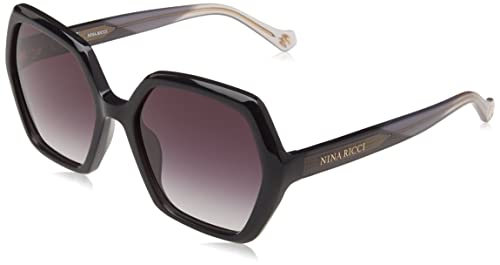 Nina Ricci Damen SNR356 Sonnenbrille, Shiny Opal Gray von Nina Ricci