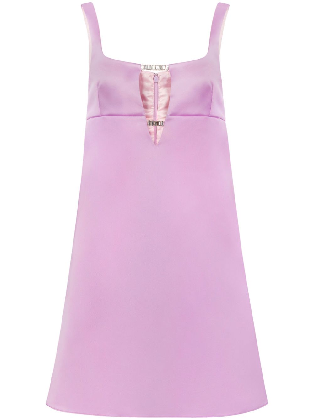 Nina Ricci Kristallverziertes Minikleid aus Satin - Rosa von Nina Ricci