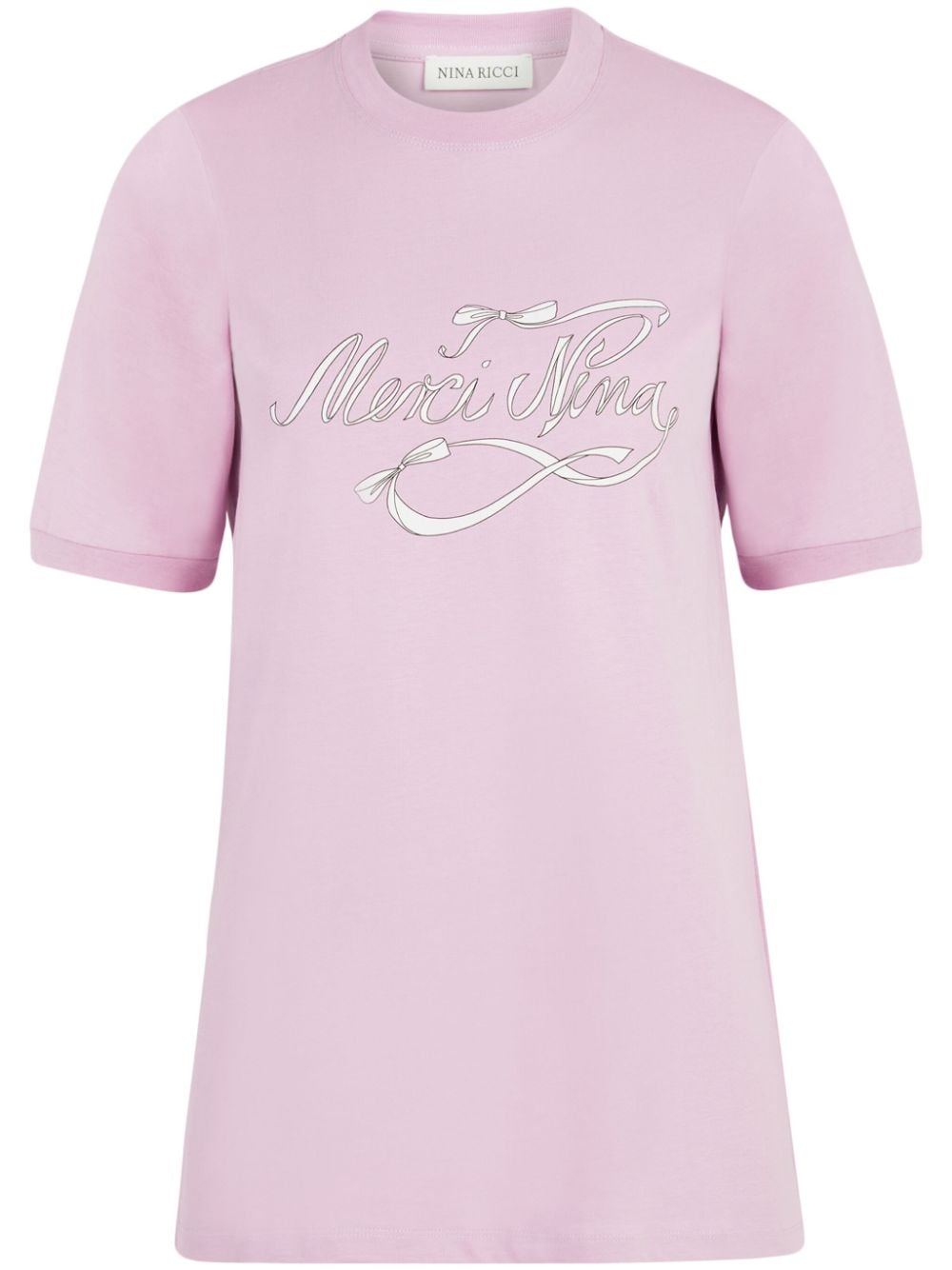 Nina Ricci Merci Nina' T-Shirt - Rosa von Nina Ricci