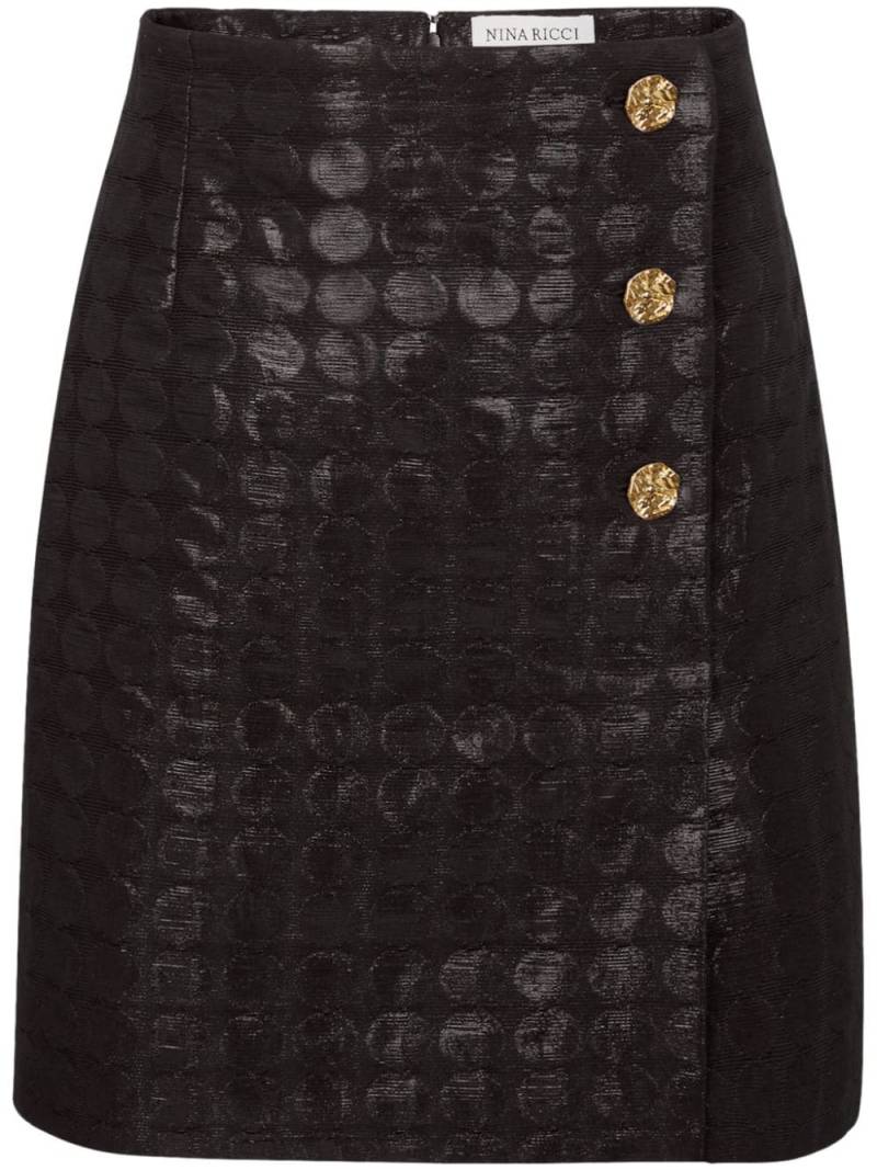 Nina Ricci Minikleid mit Polka Dots - Schwarz von Nina Ricci