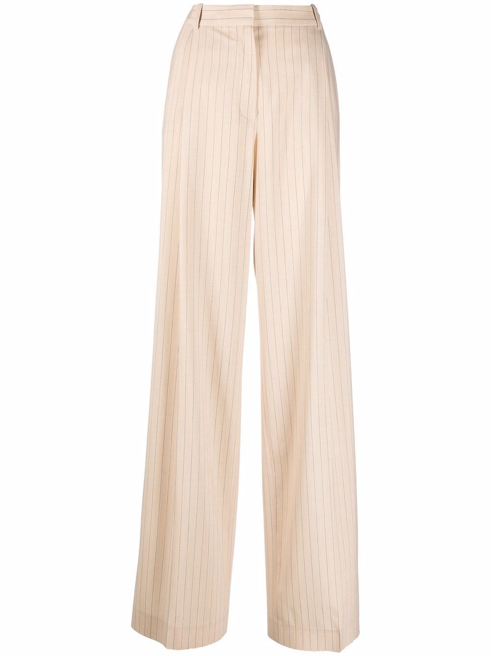 Nina Ricci Taillenhose mit weitem Bein - Nude von Nina Ricci