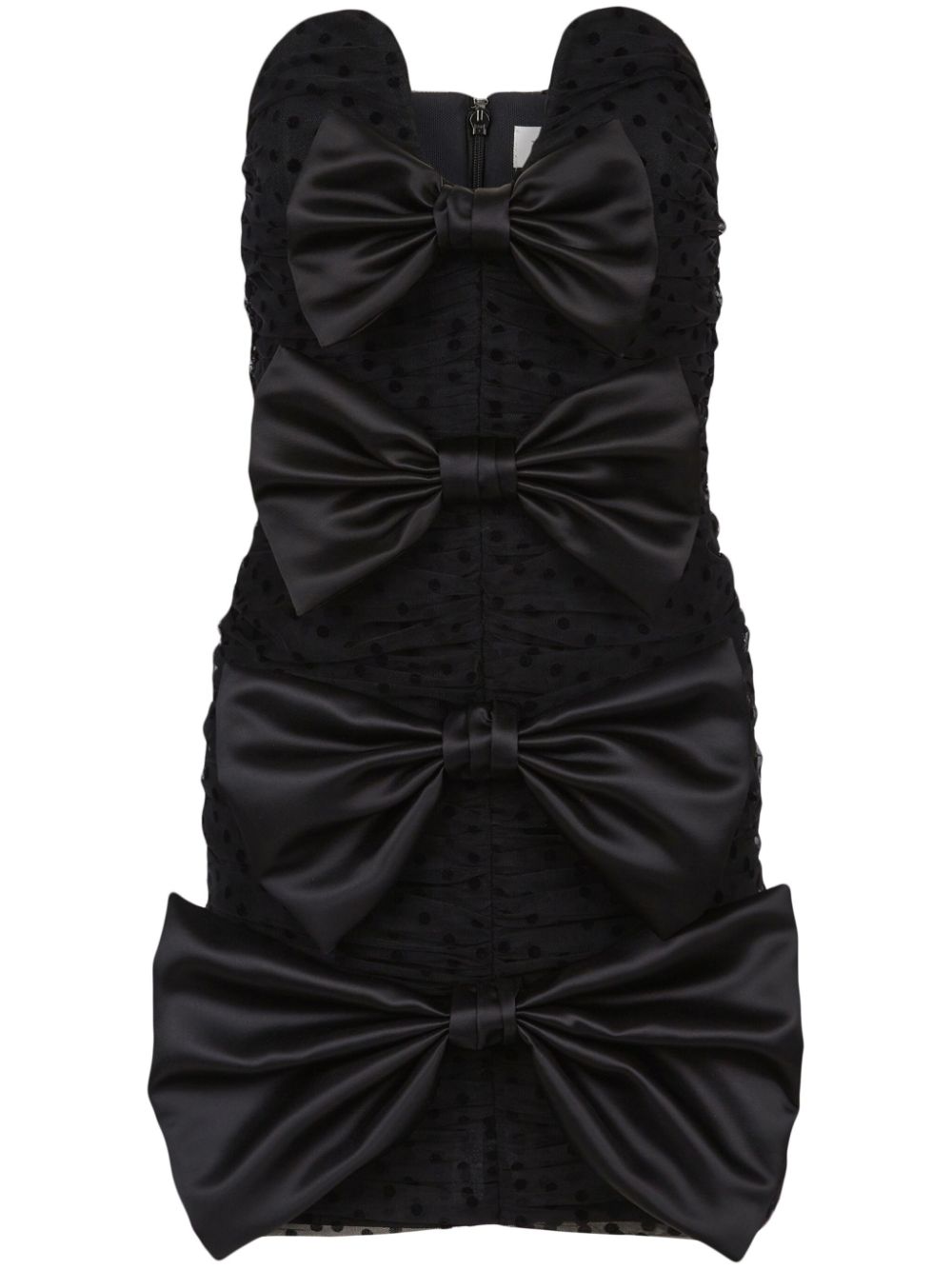 Nina Ricci Bustier-Minikleid mit Schleifendetail - Schwarz von Nina Ricci