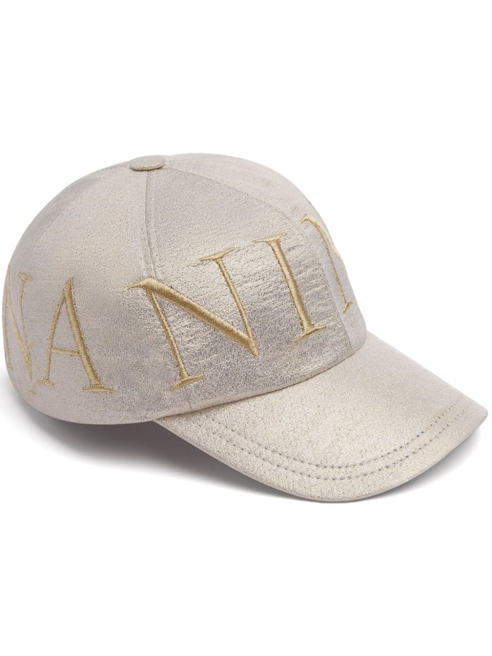 Nina Ricci Baseballkappe mit Logo-Stickerei - Silber von Nina Ricci