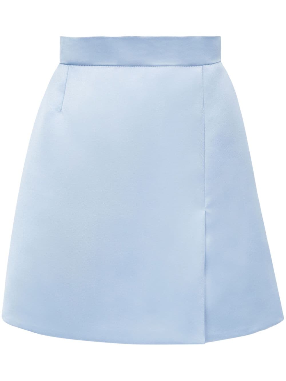 Nina Ricci Minirock im Satin-Look - Blau von Nina Ricci