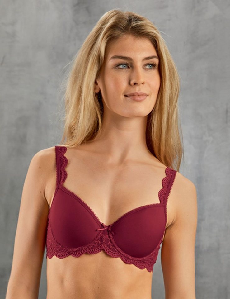 Bügel-BH Spacer BH mit Spitze 48527971-861, Burgund von Nina Von C.