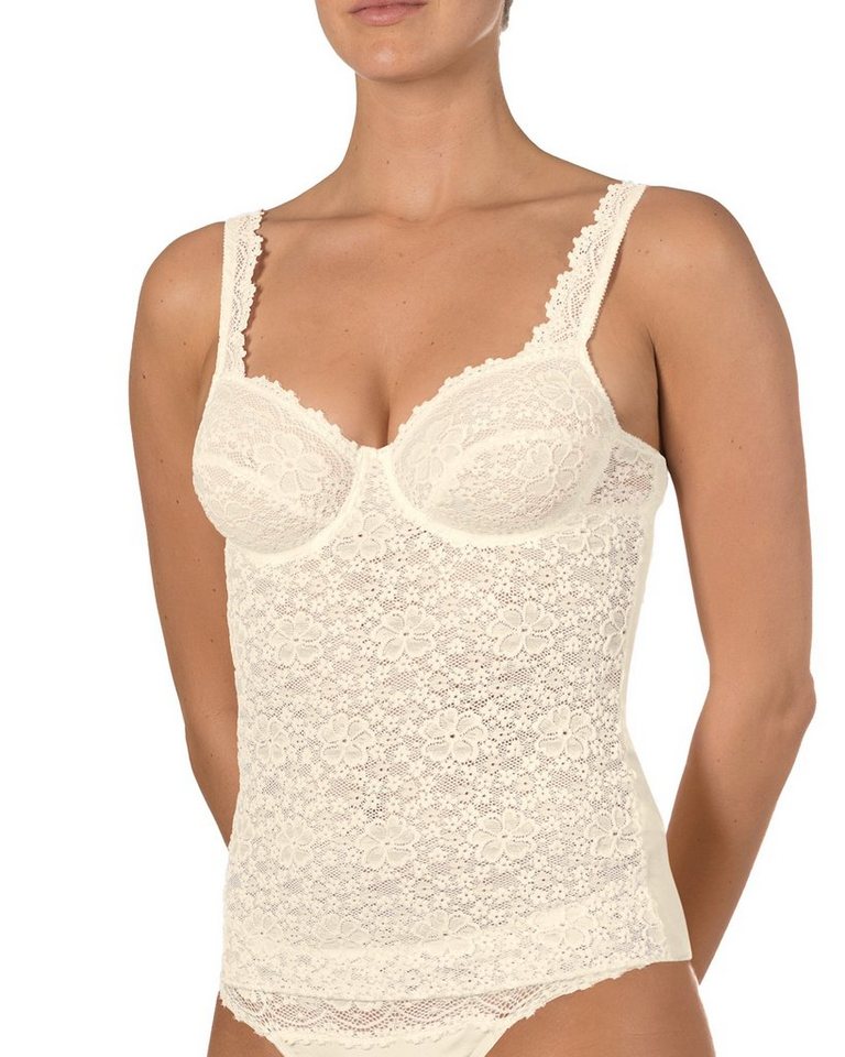 Nina Von C. BH-Hemd Millefleurs (1-tlg) mit Formbügel weiche Microfaser-Spitze von Nina Von C.