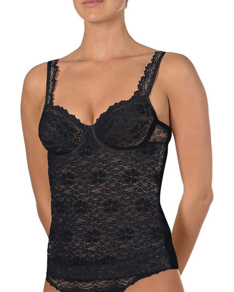 Nina Von C. BH-Hemd Millefleurs (1-tlg) mit Formbügel weiche Microfaser-Spitze von Nina Von C.