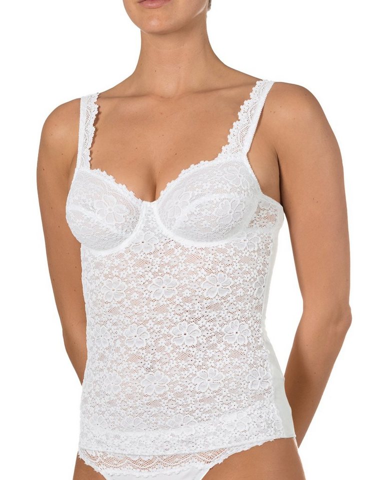 Nina Von C. BH-Hemd Millefleurs (1-tlg) mit Formbügel weiche Microfaser-Spitze von Nina Von C.
