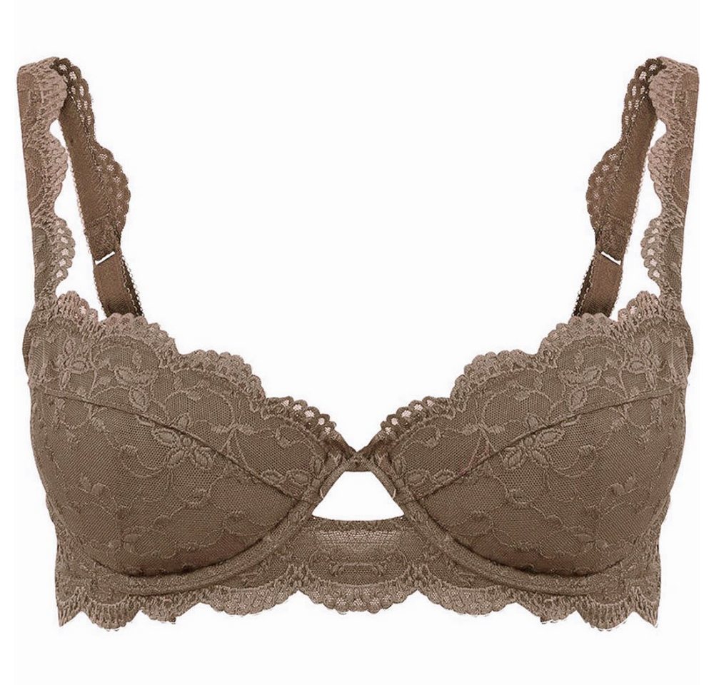 Nina Von C. Balconnet-BH Dekolleté BH 'Silver Edition' 48515971, Hazelnut von Nina Von C.