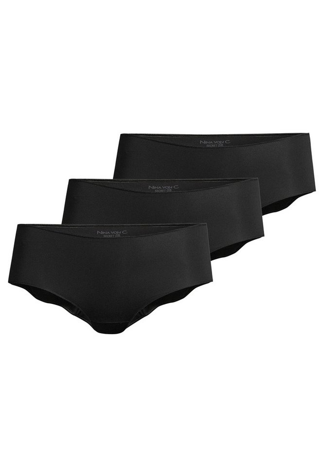 Nina Von C. Hipster 3er Pack Secret (Spar-Set, 3-St) Hipster - Im klassischen Stil, Angenehm auf der Haut von Nina Von C.