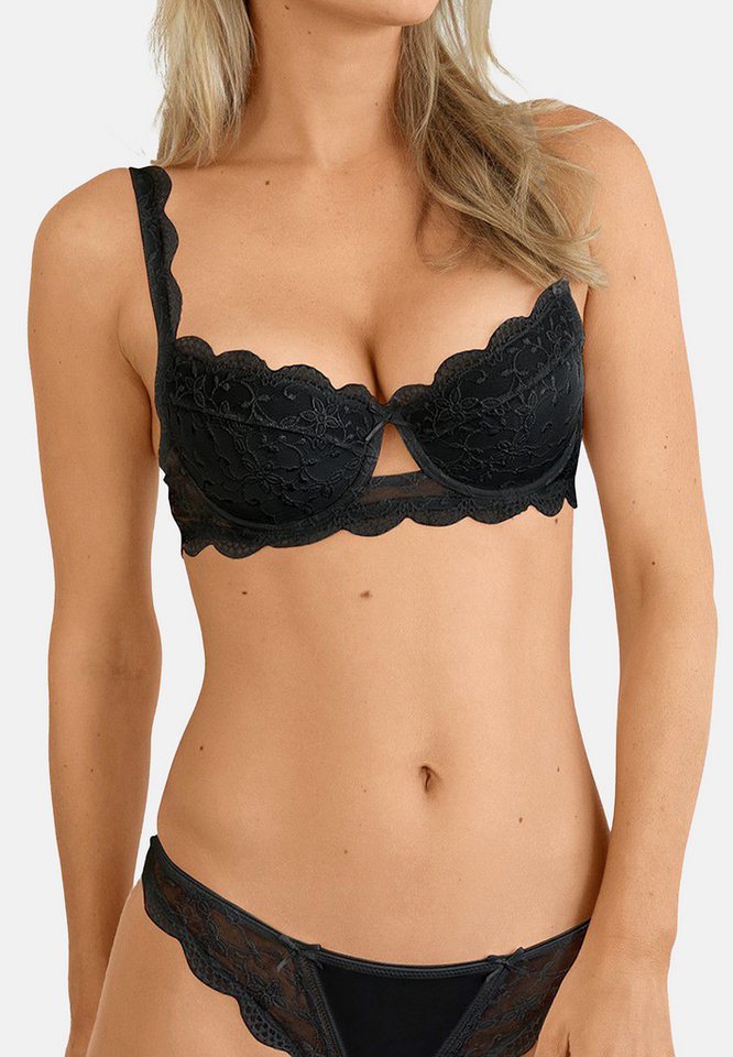 Nina Von C. Push-up-BH Silver Edition (1-tlg) Push-Up Dirndl-BH - Mit Spitzen-Details, Zaubert ein tolles Dekolleté von Nina Von C.