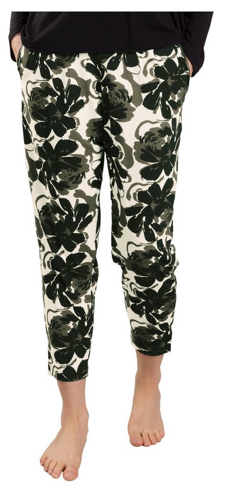 Nina Von C. Pyjamahose Damen 7/8 Schlafanzughose (1-tlg) Modisches Design von Nina Von C.