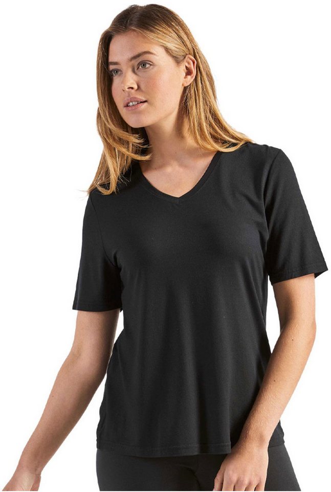 Nina Von C. Pyjamaoberteil Damen Pyjamashirt (1-tlg) Modalmischung von Nina Von C.