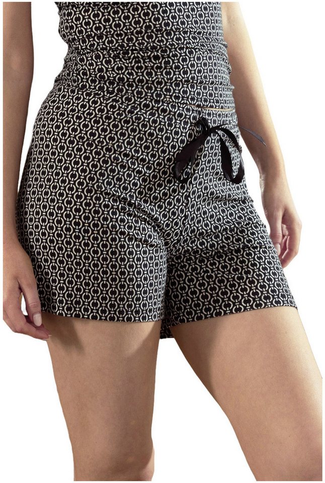 Nina Von C. Pyjamashorts Damen Pyjamahose kurz (1-tlg) Modisches Design von Nina Von C.