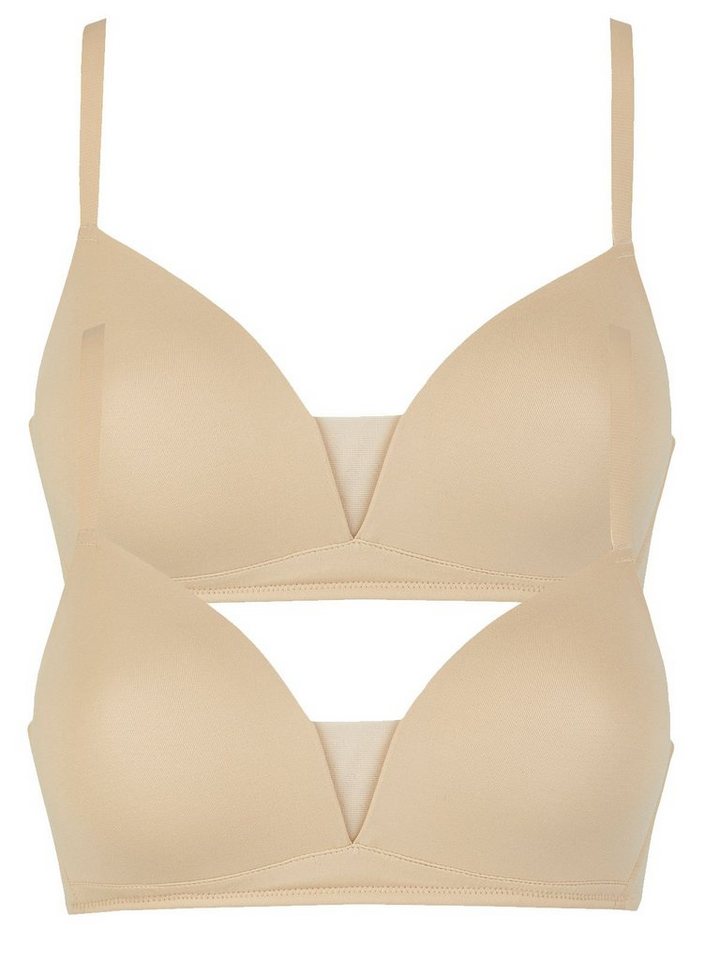 Nina Von C. Set: Bügelloser BH 2er Pack Schalen BH ohne Bügel Eco Soft (Spar-Set, 2-tlg) - von Nina Von C.